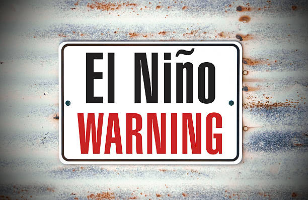A sign that says El Niño Warning